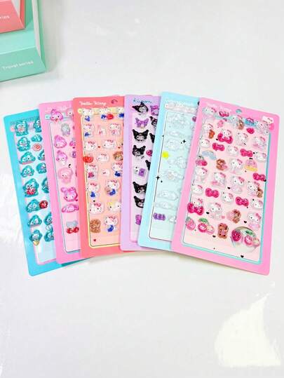 可爱水晶树脂装饰贴纸，与爆款手机贴纸风格相同，节日礼物，闪亮贴纸，学校奖励，高品质水晶贴纸，桌面装饰，文具装饰，手机壳装饰贴纸