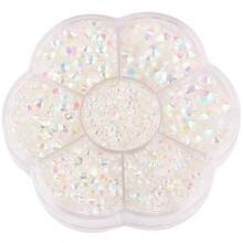5000pcs/Box, 2mm, 3mm, 4mm, 5mm, 6mm, 5 Sizes, Jelly Candy Colors, Transparent AB Crystal Beads, Flower-Shaped Box, Round Flat Bottom Rhinestones, Multi-Color Crystal Gems, Non-Hotfix DMC Jewelry Beads, Glass Stones, 3D Diamond Pattern Design Accessories, Shiny Nail Art Stickers, Suitable For Clothes, Bags, Shoes, Cups, Phone Cases, Handicrafts, DIY Decorations. - AB Colors - View 39