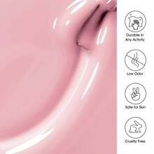 Larvall Beautpal Milky Jelly Gel Nail Polish Set Of 6 Colors 8ml Nude Pink Transparent Gel Polish Sheer Nude Gel Polish Kit For Salon Gel Manicure And Nail Art DIY At Home - ColorB - 查看 5