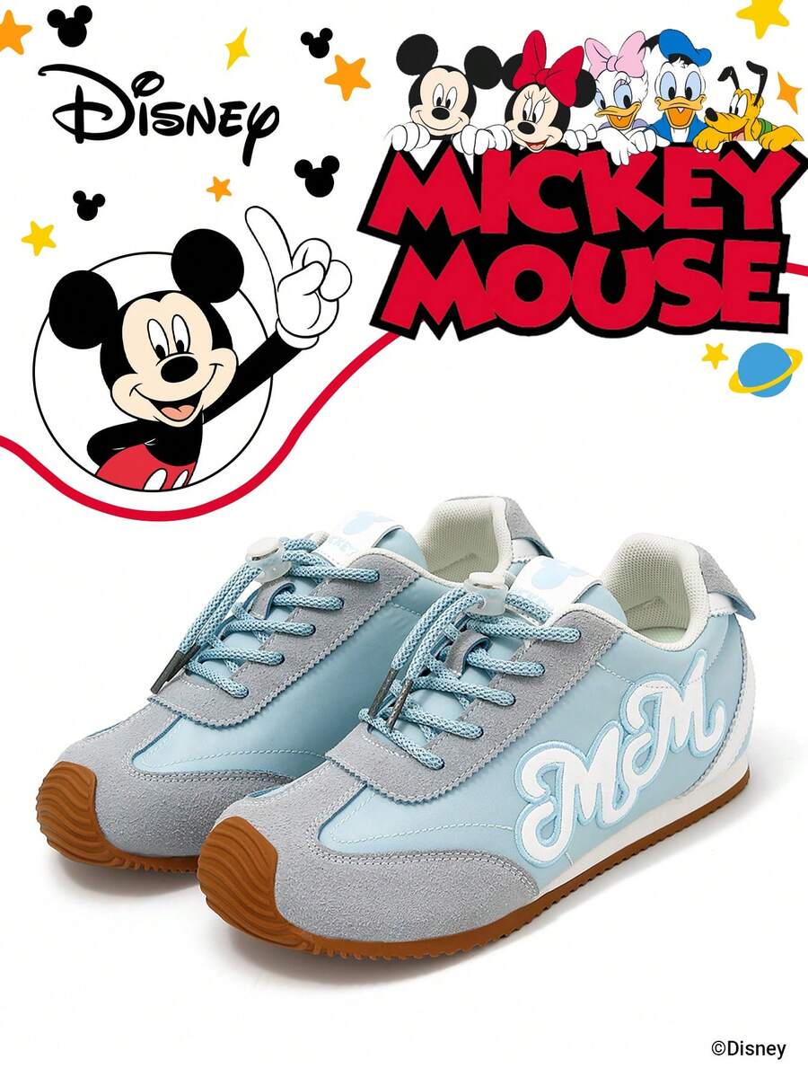 Disney 1 đôi giày thể thao trẻ em hợp tác cùng , thích hợp cho mặc hàng ngày, lễ hội, thể thao và các hoạt động ngoài trời, thoải mái, chống trơn trượt, thoáng khí (Giày thể thao bé trai, giày trượt ván bé trai, giày thể thao trẻ em, giày thể thao bé gái, giày trượt ván bé gái) - Màu xanh lam - Xem 1