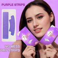 7D+PAP+Dry Adhesive+Purple Teeth Whitening Strips, Teeth Whitening, Teeth Strips, Deep Cleaning, Oral Care, Whitening Strips, Fresh Breath, Teeth Whitening Strips, For Travel & Home Use, Purple Teeth Whitening, 7-14-21 Pairs, Dry Adhesive, Purple Teeth Whitening - Purple + PAP + Dry Stickers + Teeth Whitening Strips - View 7