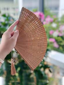 Quạt xếp phong cách Bohemian - Quạt múa gấp tay cổ điển cho đám cưới, quạt làm mát cho khách mời đám cưới, phụ kiện truyền thống di động cho các buổi biểu diễn, sự kiện văn hóa và tiệc mùa hè. Món quà lý tưởng cho đám cưới, sự kiện, trang trí tiệc tự làm, trang trí đám cưới, phụ kiện sự kiện, họa tiết tinh xảo, quạt trang trí, cô dâu và chú rể. - Hỗn hợp - Xem 6