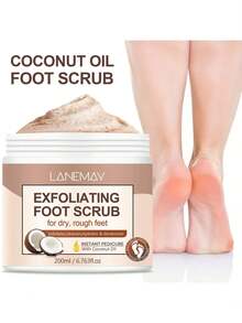 SUMIFANG Foot Scrub Exfoliating Paste, Deep Moisturizing, Removes Calluses And Dead Skin, Makes Feet Softer And Smoother. Also Helps Soften Dry, Peeling, Dehydrated And Rough Skin. The Scrubbing Texture Of The Exfoliating Paste Can Remove Dead Skin On The Feet. - Coffee - View 4