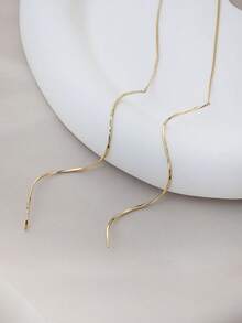 1 Pair Women's Elegant Luxury Earrings - Fashionable Jewelry Accessories Suitable For Dates, Parties And Holidays - Perfect Jewelry Gift - Yellow Gold - View 4