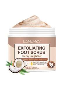 SUMIFANG Foot Scrub Exfoliating Paste, Deep Moisturizing, Removes Calluses And Dead Skin, Makes Feet Softer And Smoother. Also Helps Soften Dry, Peeling, Dehydrated And Rough Skin. The Scrubbing Texture Of The Exfoliating Paste Can Remove Dead Skin On The Feet. - Coffee - View 10