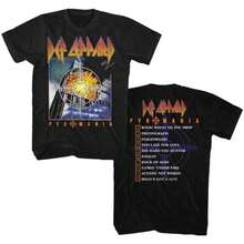 DefA ALeppard Pyromania Album Black Adult T-Shirt - Black - View 1