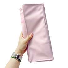 UnionPlus Travel Jewelry Roll, Faux Leather Necklaces Organizer Bag, Elastic Band And Anti-Winding, Petal Pink - KulitKelopakMerah Muda - View 8