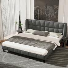 Bed Bases & Foundations - Gray + Velvet + 180cm*200cm - View 2