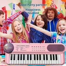 37-Key Electronic Keyboard Piano Toy With Microphone And Music Stand - Interactive Music Learning, Featuring Piano Keys And Singing Mode - Powered By USB Or Batteries (AA) - Ideal Birthday Or Christmas Gift For 1-5-Year-Old Boys And Girls - Available In Pink, Blue Or Turquoise, Mini Piano, Accompaniment Entertainment, Fun Design, Portable Control, Early Education - 淺藍色 - 查看 9