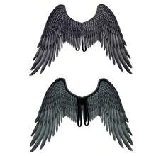 Non-Woven Fabric 3D Angel Wings Festive Party Angel Wings Suitable For Men And Women Decorative Wings Halloween Theme Party Cosplay Costume Accessories - Black - View 8