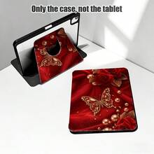 1 Peça Protetor de Mesa com Capa Flip e Slot para Caneta, Padrão Borboleta Rosa, Compatível com Honor Pad 8/9/10, Honor GT 11.5 polegadas/X7/X8A/X9/X8Pro/X9Pro/V9/V8 Pro, Matepad 11 polegadas 2023/2022, Matepad 11.5 (2026), Redmi, OPPO, VIVO, Apple iPad 10ª Geração/iPad 11 2025 (A16) e Mais, Função Ligar/Desligar Automática, Adequado para Volta às Aulas, Dia dos Namorados - Multicolorido - Visão 8