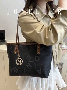 Túi đeo vai nhỏ gọn, thời trang mới năm 2026, túi công sở cao cấp dành cho nữ, dung tích lớn. - màu đen - Xem 4