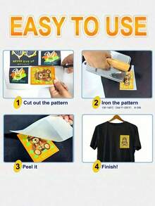 Customizable DTF Heat Transfer Stickers - Personalized "Custom DTF Transfer" Design With Photo Insert, Cool Custom Heat Transfer Film, Personalized Heat Seal Patch, Washable Printed Label Badge, Clothing T-Shirt Pillow DIY Supplies, Adhesive Fashion - Multicolor - View 8