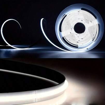 1米-5米 COB LED灯带，柔性LED灯绳，每米108颗LED灯珠，DIY模式柔性灯条，适用于游戏、卧室、室内外装饰