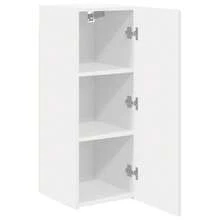 vidaXL TV-Wandschrank Wandmontiert Weiß 30 X 31 X 80 Cm Holzwerkstoff - White - View 5