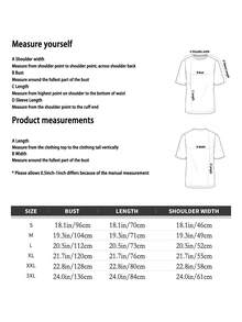 Women's T-Shirts With Creative Lettering, Comfortable Colored T-Shirts - 黑色 - 查看 7