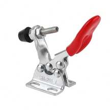 8-Pack Mini-Duty Steel Toggle Clamps, Quick Release Manual Tool Set With GH-201A Horizontal Clamping, Secure Gripping - 8Pcs - View 8