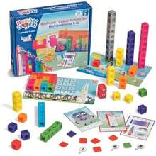 Hand2mind MathLink Cubes Numberblocks 1-10 Activity Set, 30 Preschool Learning Activities, Counting Blocks, Linking Cubes, Educational Toys For Kids, Number Games, Math Manipulatives Kindergarten(Default) - Multicolor - View 2