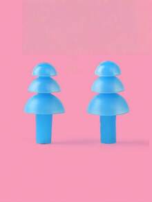 1 Set Swimming Nose Clip & Ear Plugs, Silicone Swimming Accessories, Anti-Leakage Competitive Swimming Equipment - Earplugs and Nose Clips - View 4