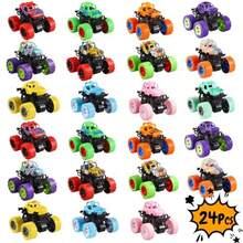 24Pcs Monster Truck Toys Mini Monster Jam Trucks For Boys Girls Friction Push Go Toy Cars Party Favors Birthday Valentines Day Gifts Classroom Prizes Christmas Goodies Stuffers Valentine's Day, Thanksgiving, Mother's Day, Father's Day - 24件混色 - 查看 2
