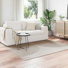 vidaXL Quadratischer Teppich HUARTE Creme 200 X 200 Cm - one-size - View 1