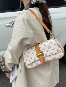 Dedoo 1个2026新款时尚手提包，牛仔风格托特包，2024新款高品质独特原创单肩斜挎包，适合旅行、约会、购物、办公穿着，送给女朋友的礼物 - 彩色 - 查看 3