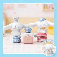 Sanrio Pochacco Cooking Cottage Series Blind Box Figurine - Big Ears Dog Kitchen Figurine - Surprise Party Gift - Perfect For Daily Decor, Premium Quality, Ideal For Car Or Desk Display | Hello Kitty, Kuromi, Pochacco, Pompompurin, My Melody | Gift For Girls - 彩色 - 查看 2
