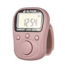 USB Rechargeable Electronic Counter With Silicone Strap, 7-Channel LED Ring Display, Manual Counting, Time Display, Lockable Screen, Compact Design With USB Charging, Suitable For Warehouse Inventory Or Daily Use - Multicolor - View 17