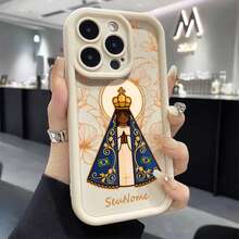 Capinha Capa de Silicone Nossa Senhora Aparecida Anti queda e Macia para I P H ONE XR 11 12 13 14 15 16 PRO MAX 14 15 16 PLUS REDMI A2 A3 8 9A 10C 12 13 14C  11 12 LITE POCO F3 F5 M3 M4 PRO X3 X5 X6 NOTE 8 9 11 12 13 14 PRO Galaxy A03 A04 A05 A10 A11 A12 A13 A14 A15 A20 A23 A32 A34 A35 A50 A51 A52 A54 A55 A71 A72 M34 S20 FE S21 FE S22 ULTRA S23 FE S23 ULTRA S24 ULTRA S24 PLUS MOTO E13 G04 G24 E14 G14 G22 G30 G10 G20 G34 G53 G54 G84 - J2 - Visão 1