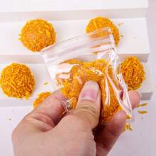 1pc-Mini Fried Food Dumplings Pinch Pendant-Eating And Playing Bread Diy Pendant-Hamburger-Triangle Pizza-Squishy Toy-Fidget Toy-Stitch Toys-Travel Toys-Toys-Games-Halloween-Toys For Adults Women - Multicolor - View 7
