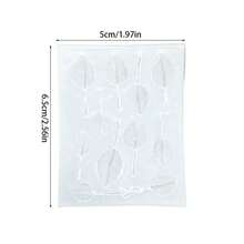 This Silicone Mold, Realistically Shaped Like A Spinach Leaf, Can Be Used To Create Plaster, Clay, And Resin Crafts, Perfect For DIY Enthusiasts. It's Reusable And Easy To Demold. - Square - View 6
