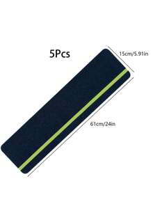 1pc/5pcs Stair Treads Anti-Slip Strips, Matte PET Universal Adhesive Tape For Stairs, Glow-In-The-Dark Anti-Slip Anti-Fall Stickers - green night light - View 17