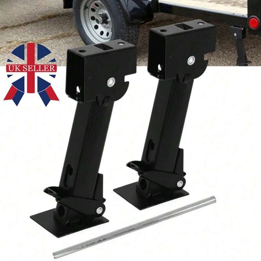 2X 1000lbs RV Stabilizer Jacks Telescoping Travel Trailer Jack Camper Stand Rod - 2PCS - View 1