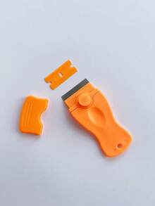 1pc Portable Multifunction Cleaning Scraper,Kitchen,Bathroom,Home,Household Suppliers - Orange Color - View 8
