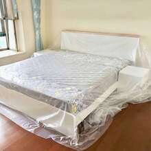 1 pieza Película protectora de piso resistente y de gran tamaño, impermeable y antipolvo para pintura, renovación y arte, hogar y vida, productos del hogar, cubiertas antipolvo, cubiertas de polvo para muebles - Multicolor - Ver 12