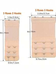 6pcs Women's Bra Extenders, Elastic Adjustable Bra Strap Extension, Soft Undergarment Accessories, Assorted Colors, Comfort Fit - 6pcs/mixed - View 7