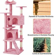 Alberi e rifugi per gatti - Rosa - Visualizzare 6