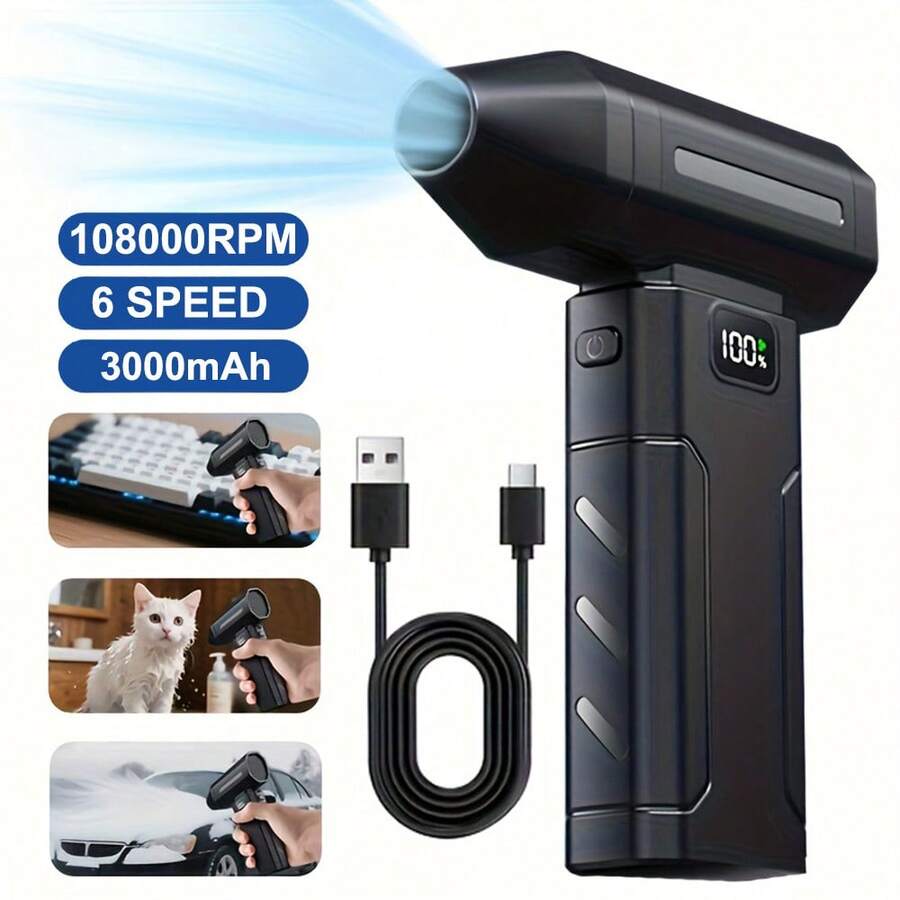 3000mAh 可充电无线电动除尘器,108,000 RPM 超高功率,6 档风速可调,适用于键盘、电脑、汽车、家居清洁,母亲节礼物,卧室装饰,花园,厨房装饰,夏季,海滩,旅行必备,房间装饰,软萌玩具,毕业季,户外,花园,旅行必备,便携必备,海滩必备,毕业季,毕业典礼,毕业礼物,毕业礼物,毕业礼物,毕业礼物,毕业礼物,祝贺毕业,祝贺毕业,优秀毕业生,毕业典礼,毕业派对,户外必备,旅行便携,徒步旅行必备,露营必备,便携工具,夏季必备,夏季便携 - 多色的 - 查看 1