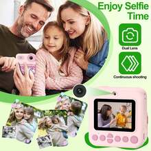 Instant Print Camera For Kids, 1500mAh Rechargeable Battery Camera Set, Children's Digital Camera, High Definition Digital Camera Portable Multi-Function Children's Photo Printer, Camera And Accessories Creative Drawing Photography Gift, Kid-Friendly Design, Suitable For Christmas, Birthday And New Year Gifts For 3-12 Years Old Boys And Girls - P03 New Model - View 10