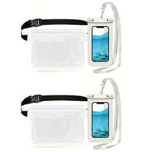 2pcs Set Waterproof Bag + Phone Case, Waterproof Pouch Dry Bag, Suitable For Rafting, Beach, Swimming, Boating, Kayaking, Hiking, Protecting Phone, Camera, Cash, MP3, Passport, Documents From Water, Sand, Snow, Dust Waterproof Phone Case - Multicolor - View 15