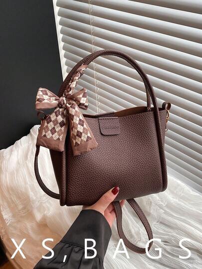 Luxury High-Quality Crossbody Bag, Soft & Versatile Fashionable Bucket Bag For Women