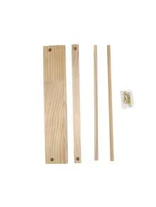 Wooden Jewelry Display Stand, Necklace Holder, Bracelet & Earring Organizer, Desktop Display Rack - Multicolor - View 8