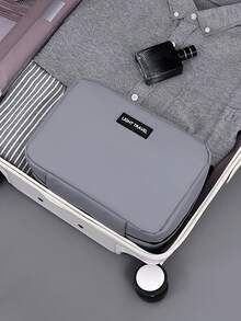 Large Capacity Multi-Functional Wet & Dry Separation Travel Toiletry Bag, Portable Organizer Tote Cosmetic Bag - Multicolor - View 9