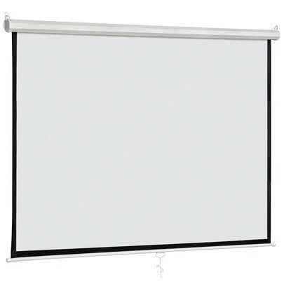 120//80 Projector Screen Manual Pull Down Projection Screen Home Theater