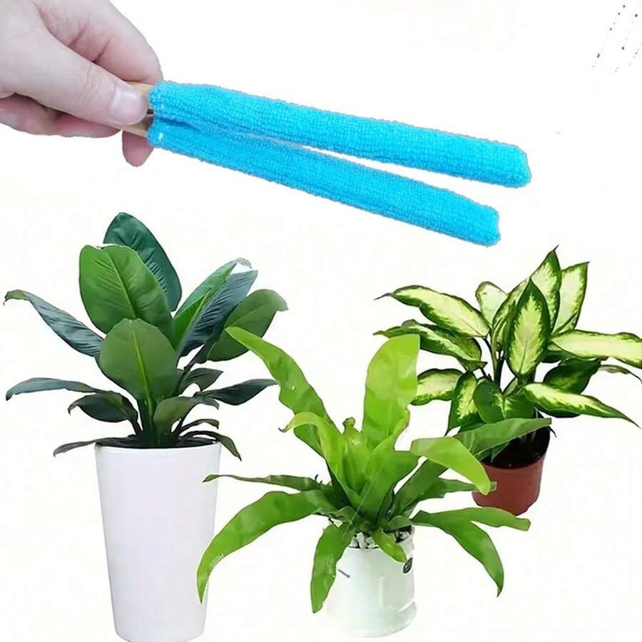 Handheld Soft Bristle Leaf Cleaning Brush With Wooden Handle - Perfect For Home, Garden And Outdoor Use
