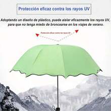 Sombrilla Mágica De Bolsillo Protección Uv Paraguas, Sombrilla que cambia de diseño con el agua, Portátil, Plegable, Con Funda y Diferentes Colores, Lluvia Diseño Compacto para Uso Diario - Multicolor - Ver 12
