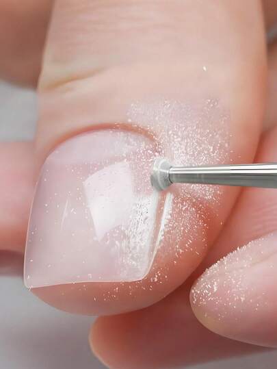 Amoladora de uñas de acero de tungsteno de baja alergia - Grano medio (M) Herramienta de cuidado de uñas y pies, adecuada para la eliminación de esmalte de uñas de gel, eliminación de callosidades y pulido, diseñada específicamente para el cuidado de la piel y la manicura profesional