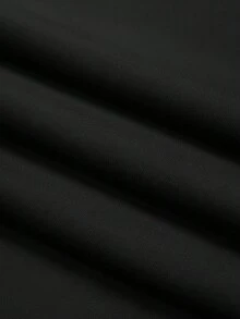 GRDR Men's Minimalist Fashionable Versatile Hooded Short Sleeve T-Shirt, New Summer Collection - Black - View 6