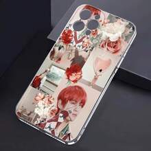 Collage floral de Taehyung con cabello rojo. Esta elegante funda con temática de  es compatible con Samsung, Apple, VIVO, OPPO, , Transsion, ,  y Honor. Fabricada en silicona TPU, ofrece protección contra golpes y caídas, además de una sensación superior. Es un regalo ideal para familiares, amigos y seres queridos, y una opción perfecta para San Valentín y Año Nuevo. - transparente - Ver 3