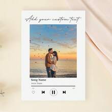 Personalized Photo Card, Custom Music Card, Song Card, Anniversary Card, Wedding Card, Birthday Card, Girlfriend Card, Create Your Own Card - A - View 3